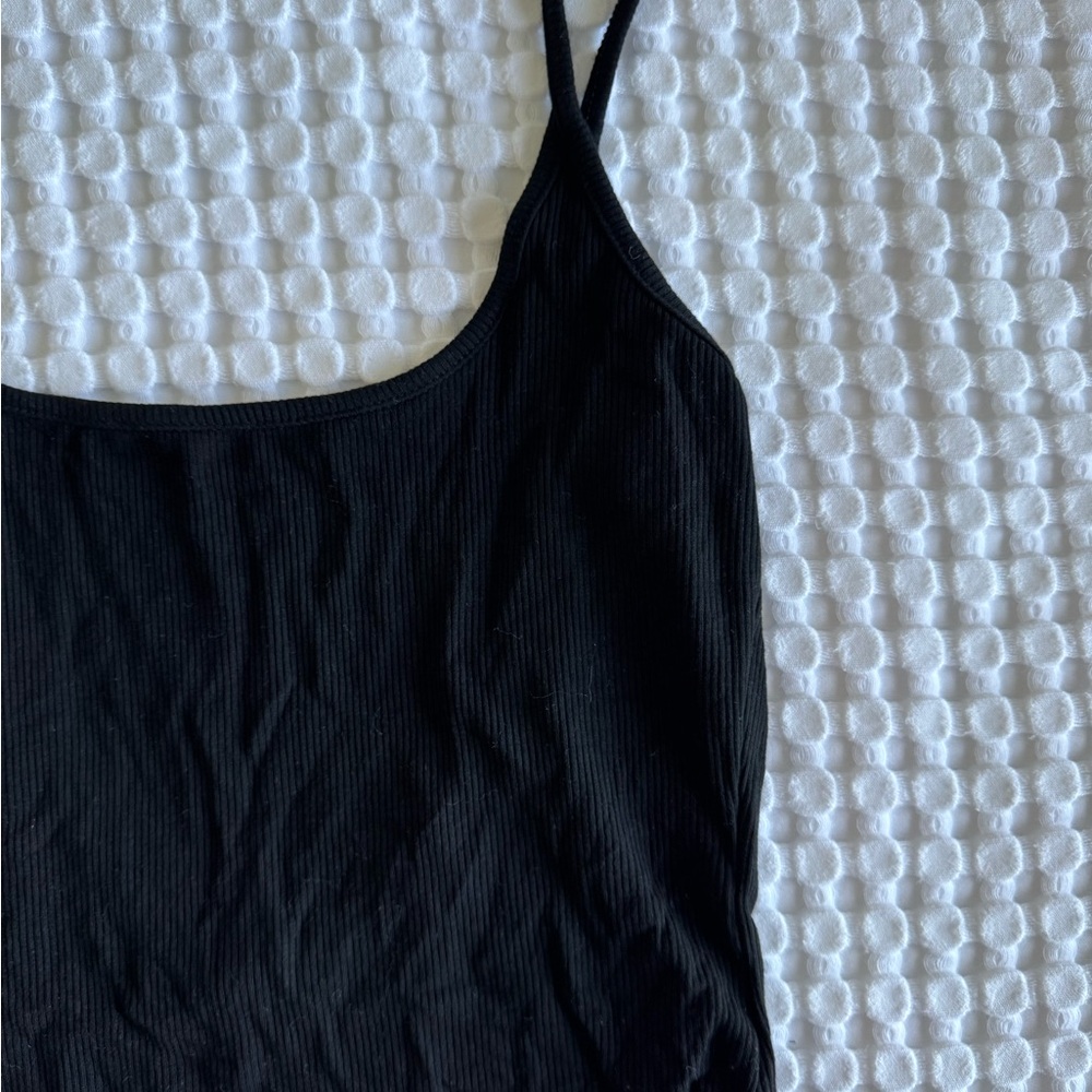 High Leg Ribbed Bodysuit - Picture 3 of 4